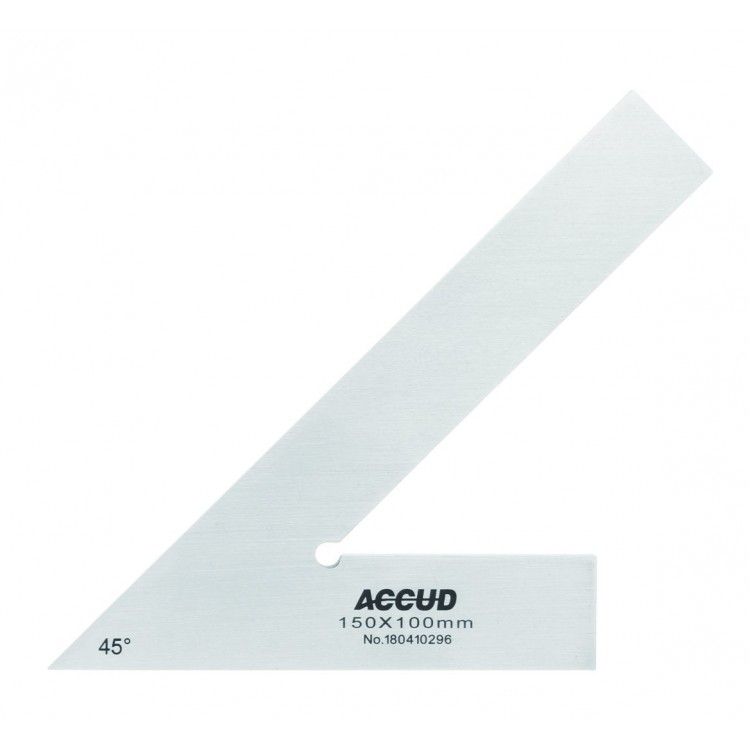 Accud 45° Düz gönye 150x100mm / 846-006-02 Accud 45° Düz gönye 150x100mm / 846-006-02