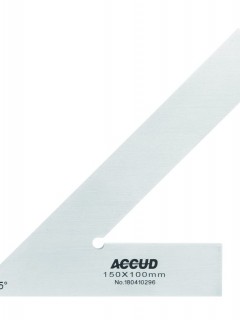 Accud 45° Düz gönye 200x130mm / 846-008-02