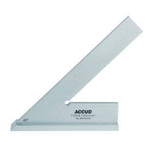 Accud 45° Şapkalı gönye 200x130mm / 856-008-02