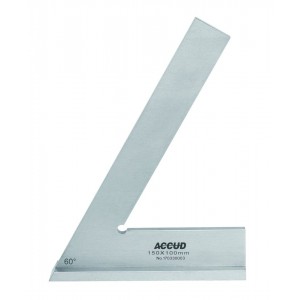 Accud 60° Şapkalı gönye 200x130mm / 857-008-02