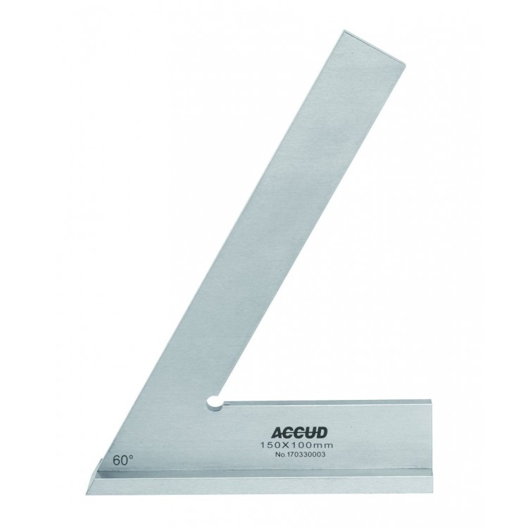 Accud 60° Şapkalı gönye 200x130mm / 857-008-02