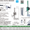 Insize Dijital Tek Sütunlu Makaralı Mihengir 0-300 mm , 0.01 mm | 1156-300