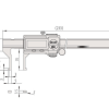 Mitutoyo Dijital İç Kanal Kumpası 20.1-170 mm | 573-646-20