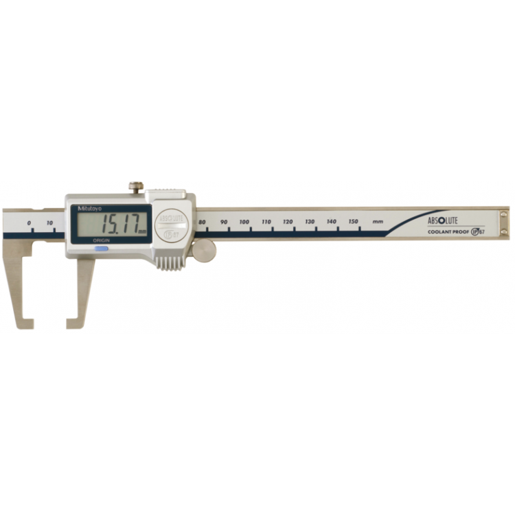 Mitutoyo Dijital Dış Kanal Kumpası (Nokta Çeneli Tip) 150 mm | 573-654-20