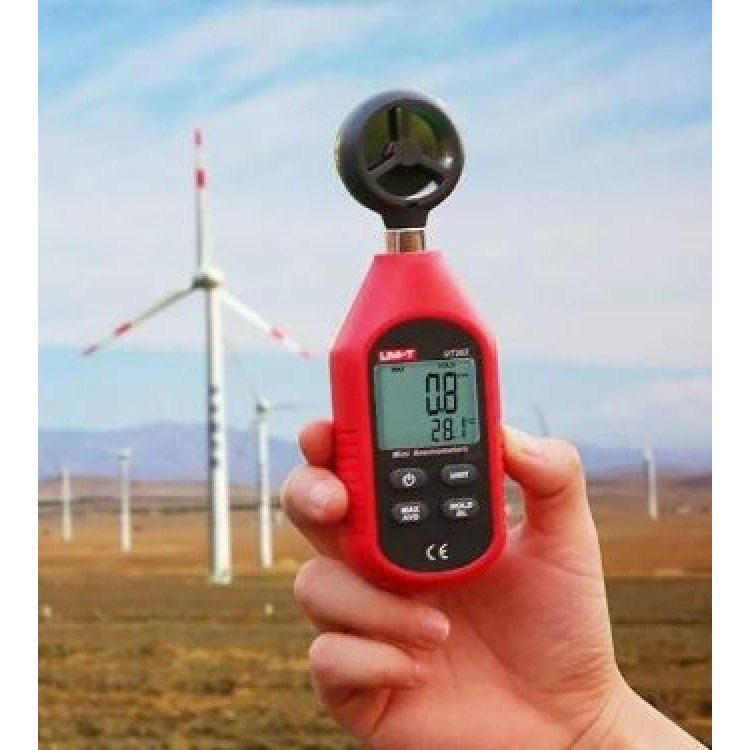 UNI-T Mini Dijital Rüzgar Hızı Ölçer Anemometre | UT363