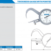ACCUD Nokta Uçlu Kalınlık Komparatörü 0-50mm | 453-010-11