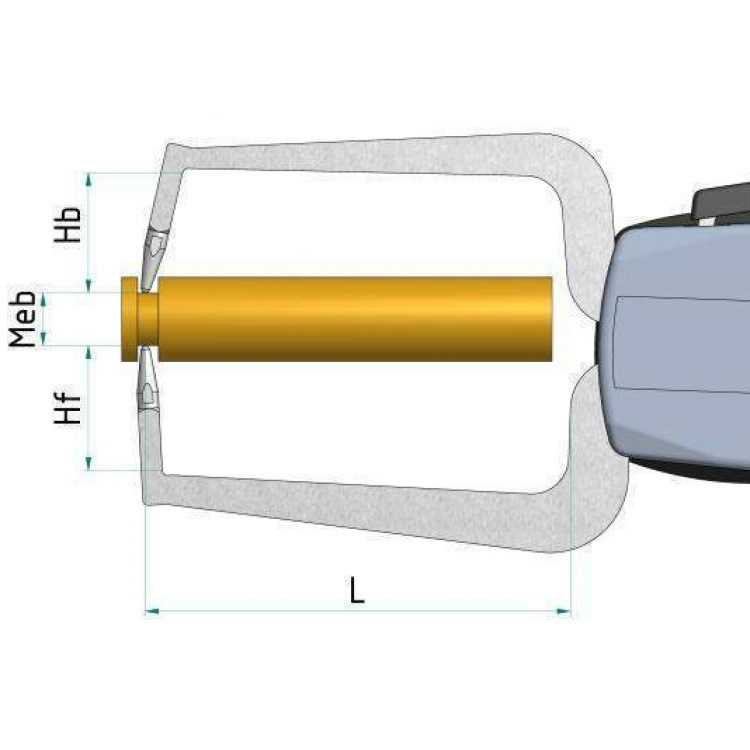 Kroeplin Mekanik Dış Çap Kanal Komparatörü '0-10 mm' | D110