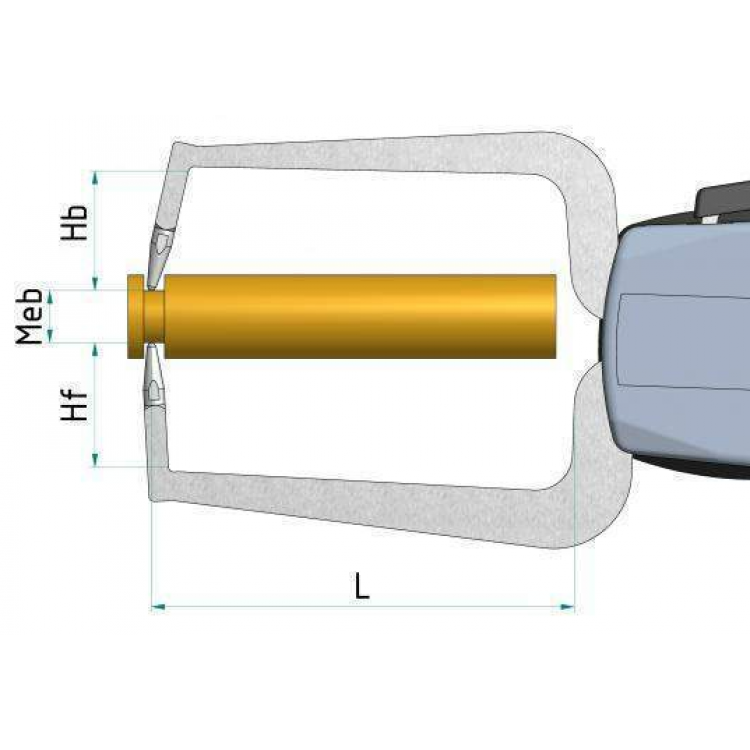 Kroeplin Mekanik Dış Çap Kanal Komparatörü 0-50 mm | D450