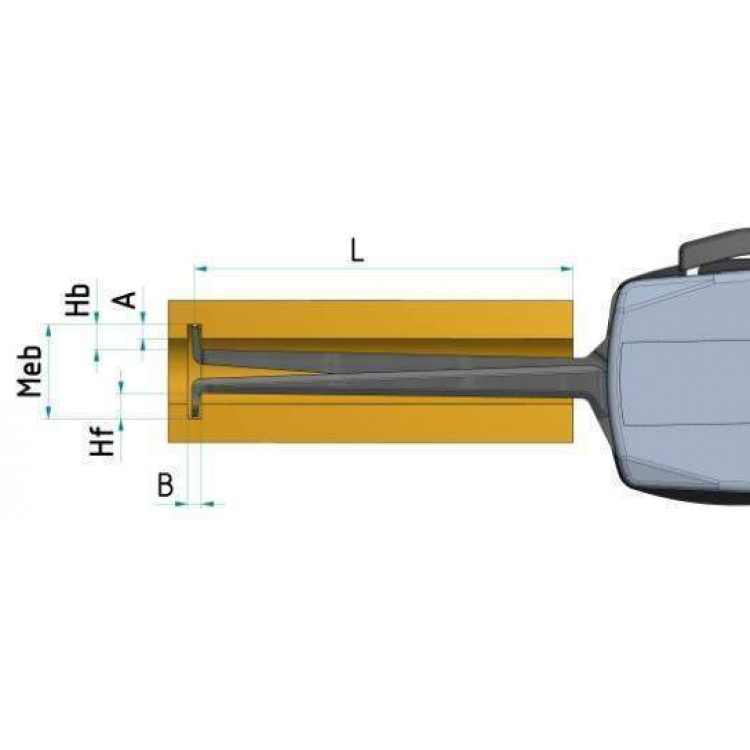 Mekanik İç Çap Kanal Komparatörü '2.5-12.5 mm' | H102