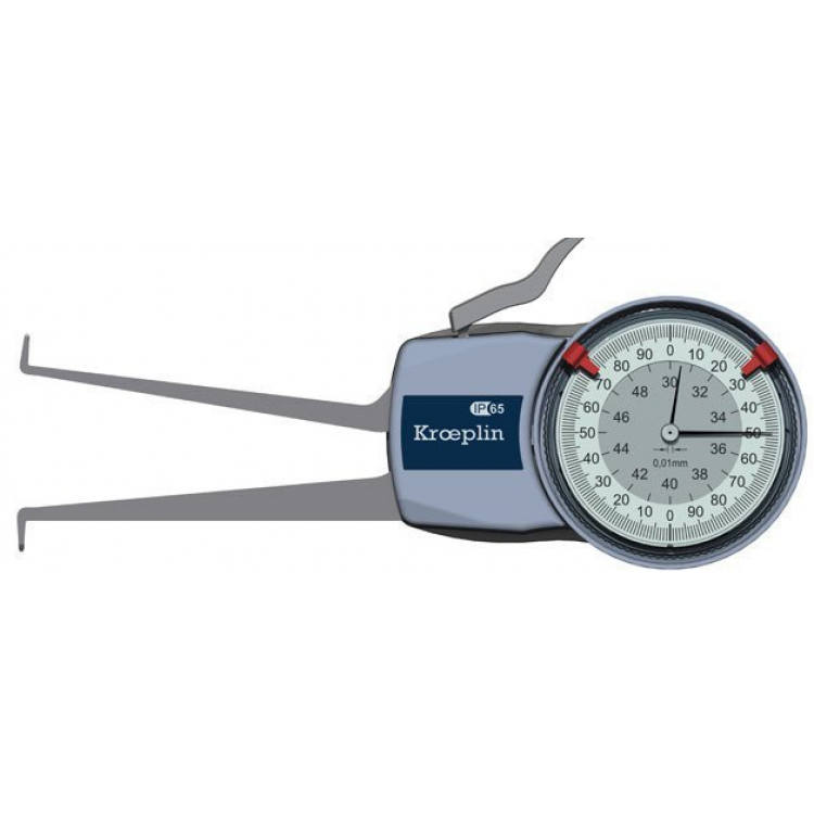 Kroeplin Mekanik İç Çap Kanal Komparatörü '30-50 mm' | H230