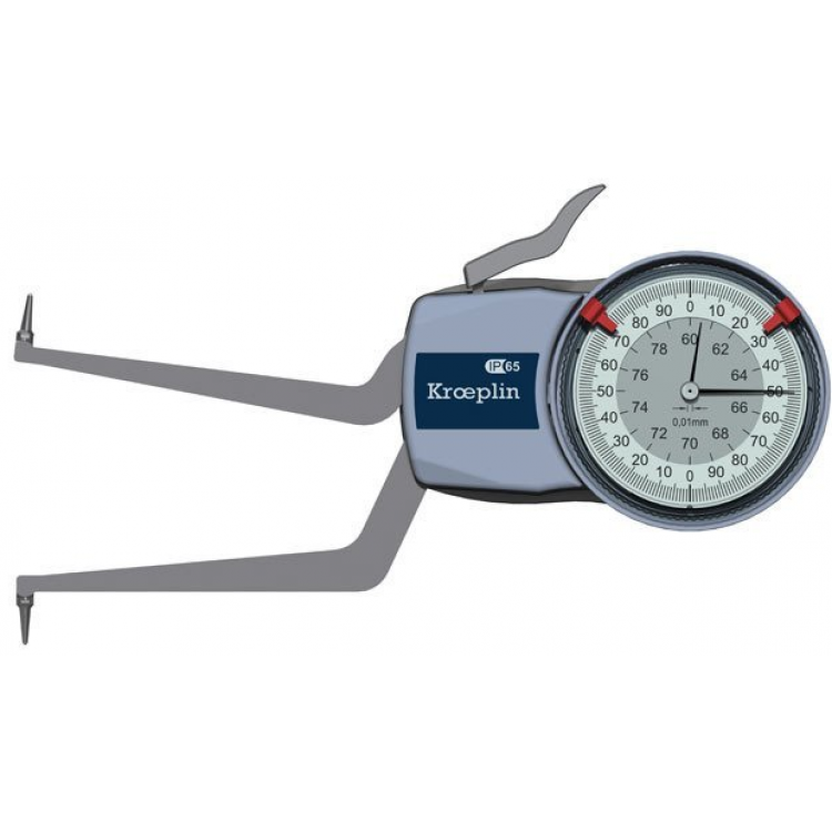 Kroeplin Mekanik İç Çap Kanal Komparatörü '60-80 mm' | H260 