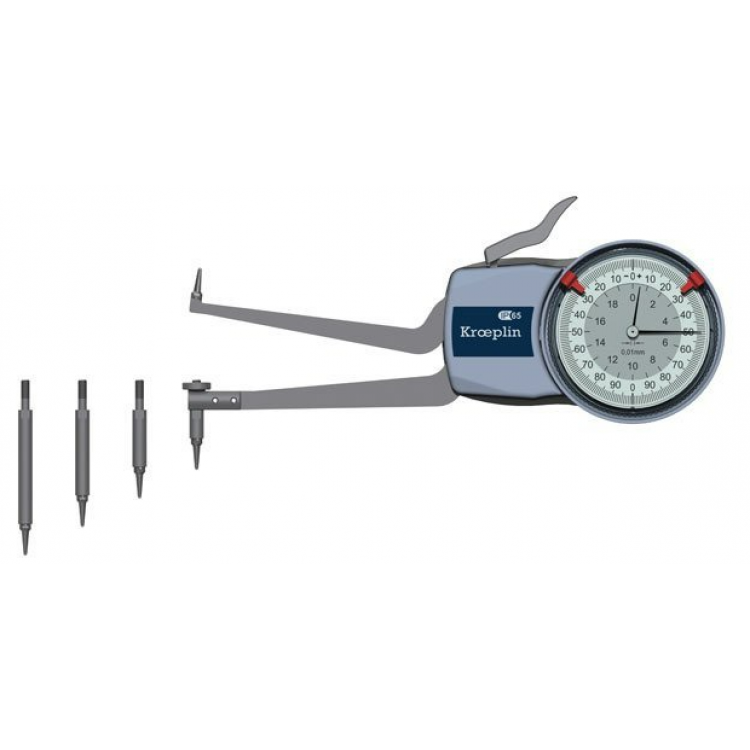 Kroeplin Mekanik İç Çap Kanal Komparatörü '50-100 mm' | H2M50