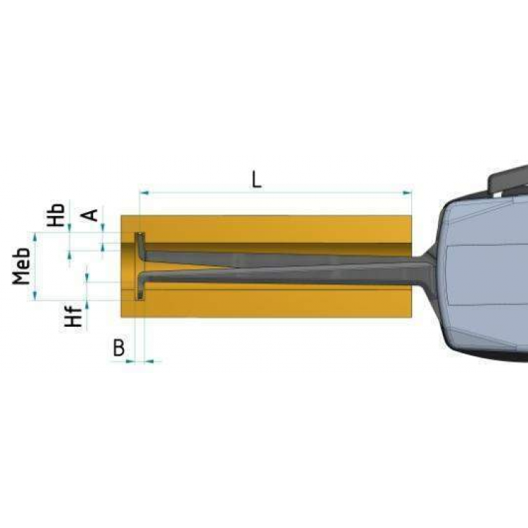 Kroeplin Dijital İç Çap Kanal Komparatörü '2.5-12.5 mm' | L102