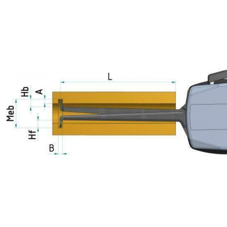 Kroeplin Dijital İç Çap Kanal Komparatörü '20-40 mm | L220