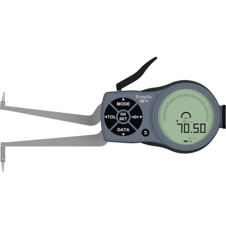 Kroeplin Dijital İç Çap Kanal Komparatörü '50-70 mm' | L250