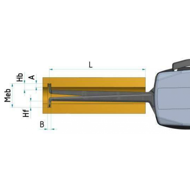 Kroeplin Dijital İç Çap Kanal Komparatörü '50-70 mm' | L250