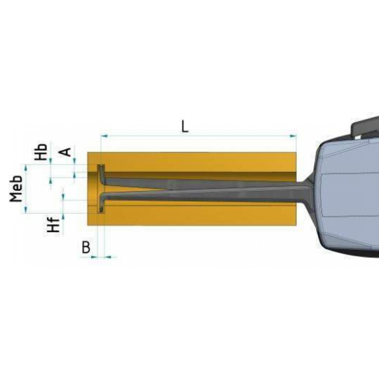 Kroeplin Dijital İç Çap Kanal Komparatörü '70-90 mm' | L270
