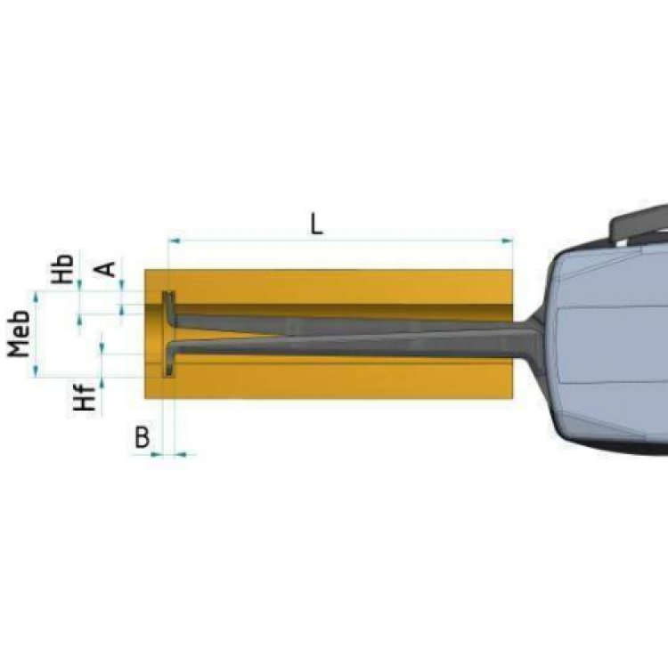 Kroeplin Dijital İç Çap Kanal Komparatörü '50-80 mm' | L350