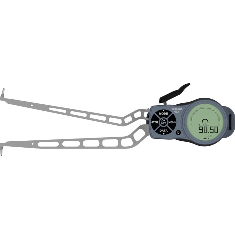 Kroeplin Dijital İç Çap Kanal Komparatörü '40-90 mm' | L440