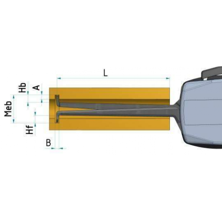Kroeplin Dijital İç Çap Kanal Komparatörü '40-90 mm' | L440