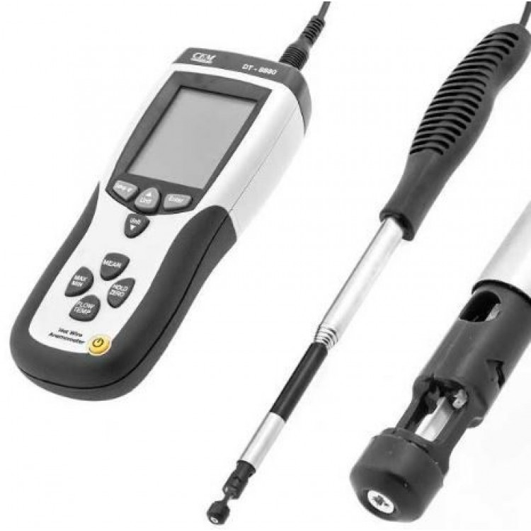 Cem DT-8880 Teleskobik Problu Kızgın Tel Hava Hızı Debisi ve Sıcaklık Ölçer Cem DT-8880 Teleskobik Problu Kızgın Tel Hava Hızı Debisi ve Sıcaklık Ölçer