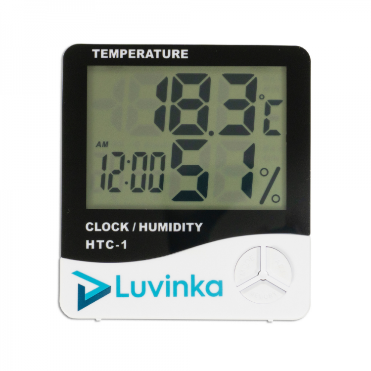HTC-1 Termometre | Saatli, Alarm li ve Hassas Ölçüm Cihazı 