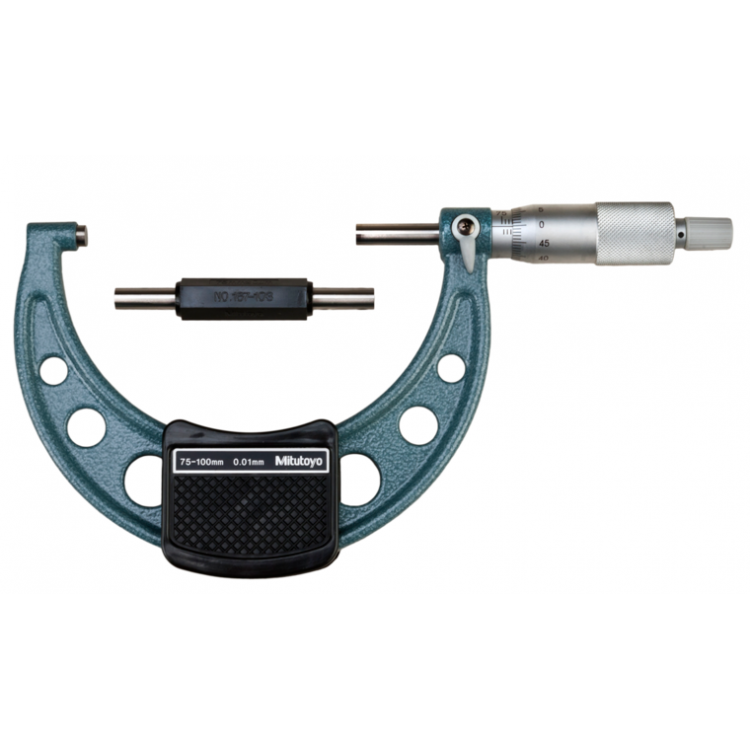 Mitutoyo Hafif ve Atölye Tipi Dış Çap Mikrometreleri 75-100 mm | 103-140-10
