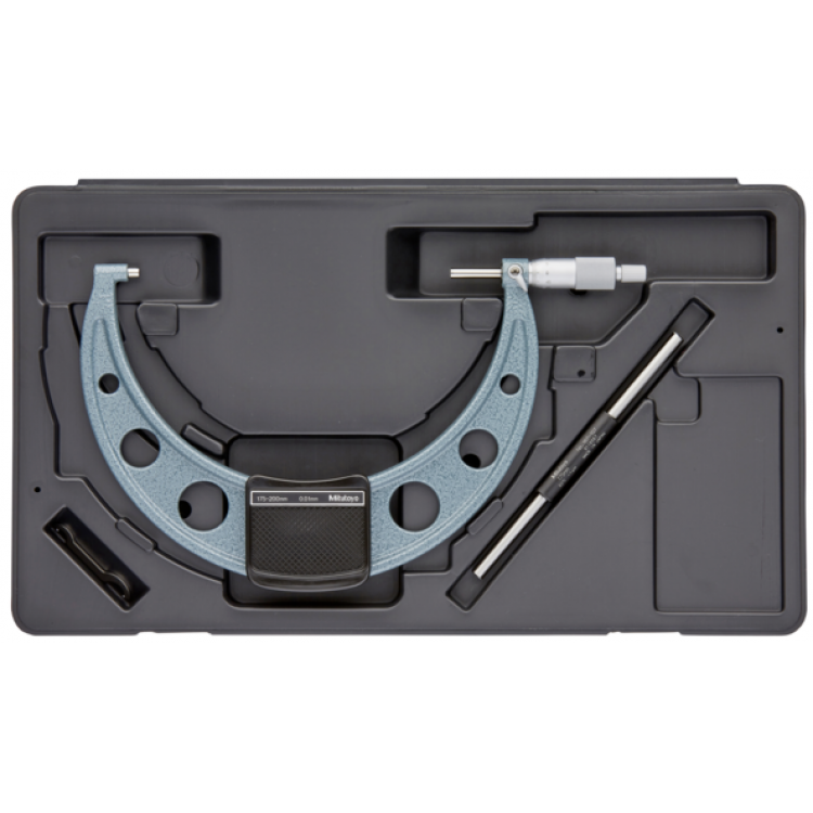 Mitutoyo Hafif ve Atölye Tipi Dış Çap Mikrometreleri 175-200 mm | 103-144-10