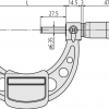 Mitutoyo Hafif ve Atölye Tipi Dış Çap Mikrometreleri 175-200 mm | 103-144-10