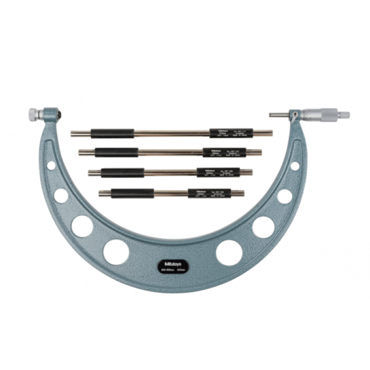 Mitutoyo Değiştirilebilir Uçlu Dış Çap Mikrometresi 200-300 mm | 104-141A