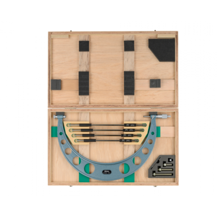 Mitutoyo Değiştirilebilir Uçlu Dış Çap Mikrometresi 300-400 mm | 104-142A