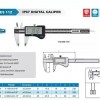 Accud Dijital Kumpas 200 mm IP67 | 112-008-11H