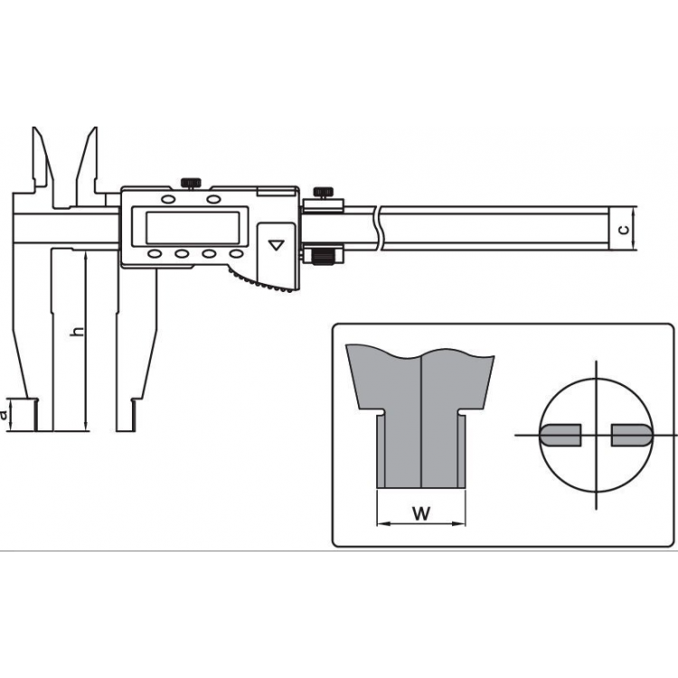 ACCUD Çift Çeneli Büyük Kumpaslar 0-300mm| 119-012-11