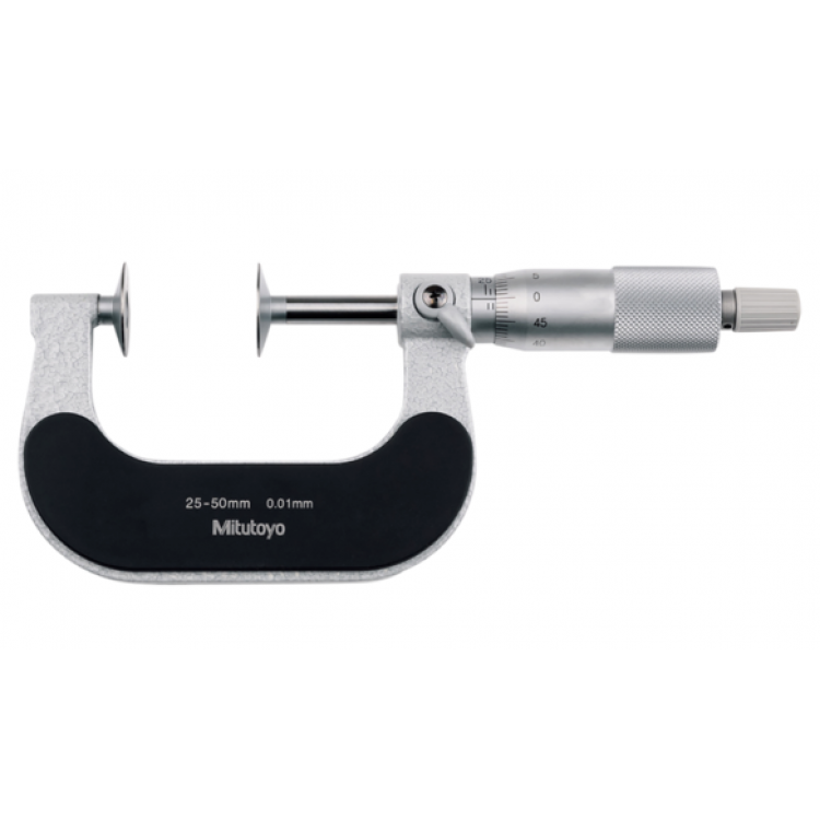 Mitutoyo Disk Ölçü Yüzlü Mikrometre 25-50 mm | 123-102