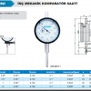 Accud Mekanik İnç Komparatör Saati 0,5"/225-012-11