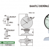 Insize Saatli Derinlik Komparatörü 0-10 mm / 2341-101A