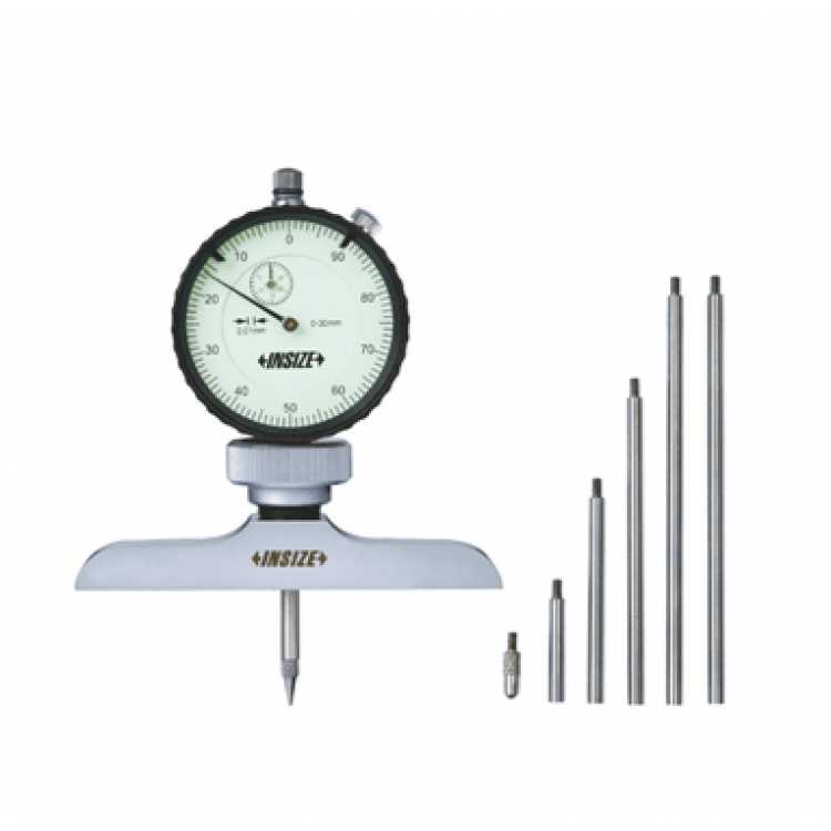 Insize Saatli Derinlik Komparatörü 0-300 mm / 2342-201