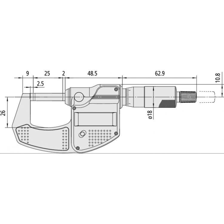 Mitutoyo Digimatic Mikrometre 75-100 mm | 293-243-30