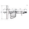 Mitutoyo Dijital Derinlik Mikrometresi 0-300 mm (Değiştirilebilir Çubuklar) | 329-251-30