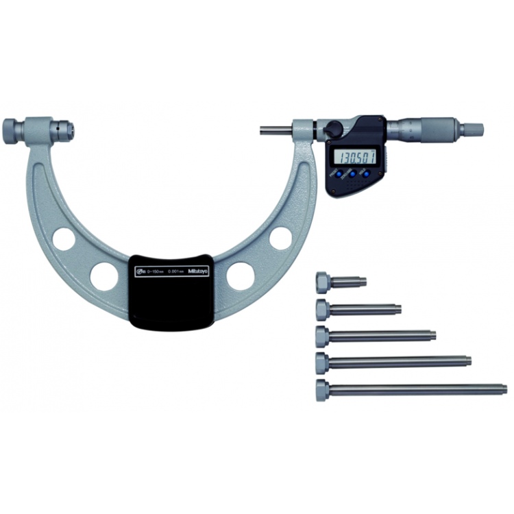 Mitutoyo Değiştirilebilir Uçlu Dijital Dış Çap Mikrometresi (Bilgi Çıkışlı)700-800 mm | 340-524