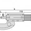 Insize 3661 Yüksek Hassasiyetli Sabit Milli Dijital Mikrometre I 3661-30