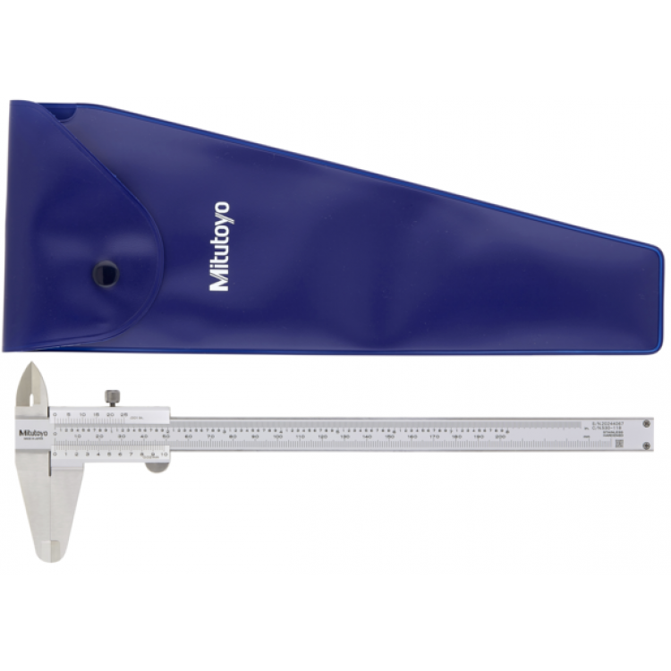 Mitutoyo Sürmeli Kumpas 0-200mm/0-8'' 0,02mm, Metrik/İnç | 530-118