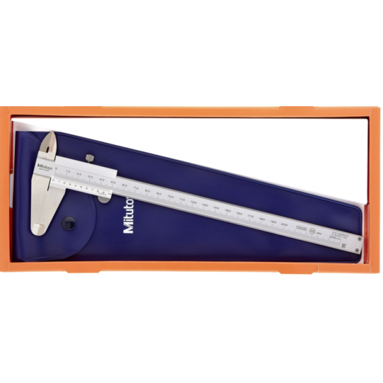 Mitutoyo Sürmeli kumpas 0-200mm, 0,02mm, Metrik | 530-123