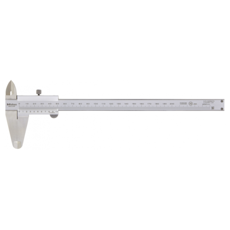 Mitutoyo Sürmeli kumpas 0-200mm, 0,02mm, Metrik | 530-123