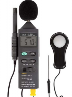 Cem DT-8820 Sıcaklık Nem Işık ve Ses Ölçer 'Çoklu Özellik'