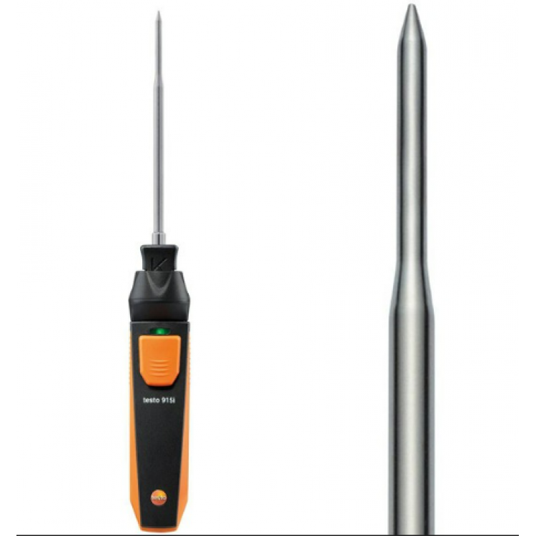 Testo 915i Batırma Problu ve Akıllı Telefon İle Çalıştırılabilen Termometre