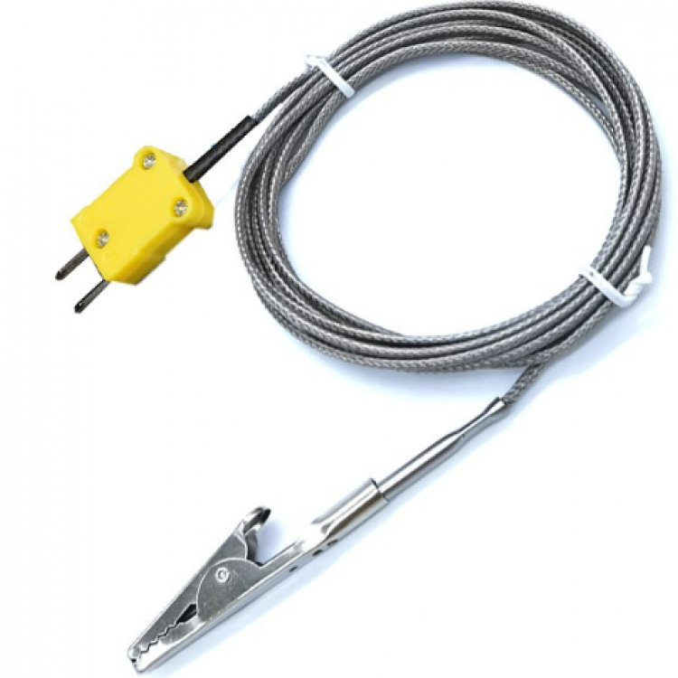 Timsah Ağzı Klips K Tipi Termokupl 200ºC | Testo  K Tipi Termokupl 200ºC