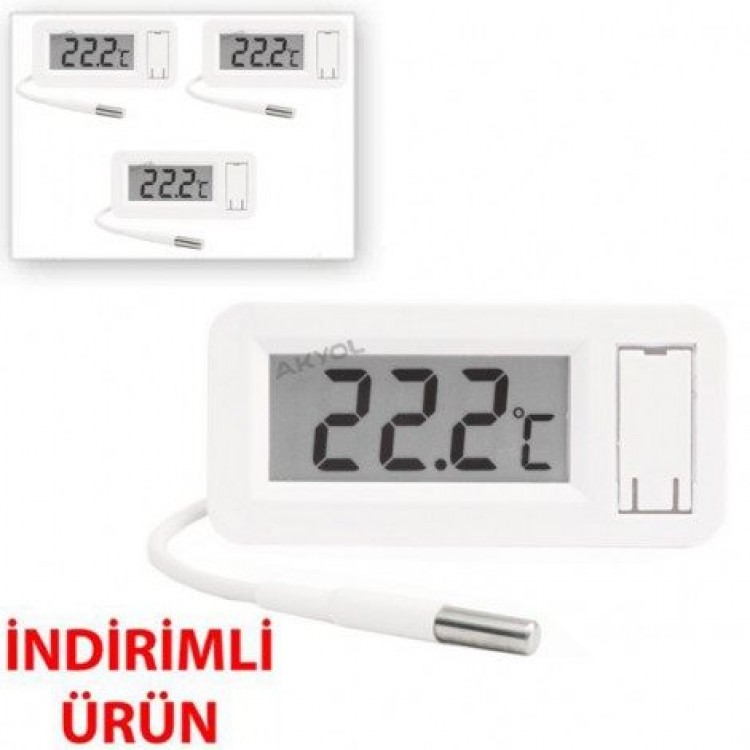 3 Adet Elitech TPM-30 Soketli Panel Tip Termometre 3 Adet Elitech TPM-30 Soketli Panel Tip Termometre