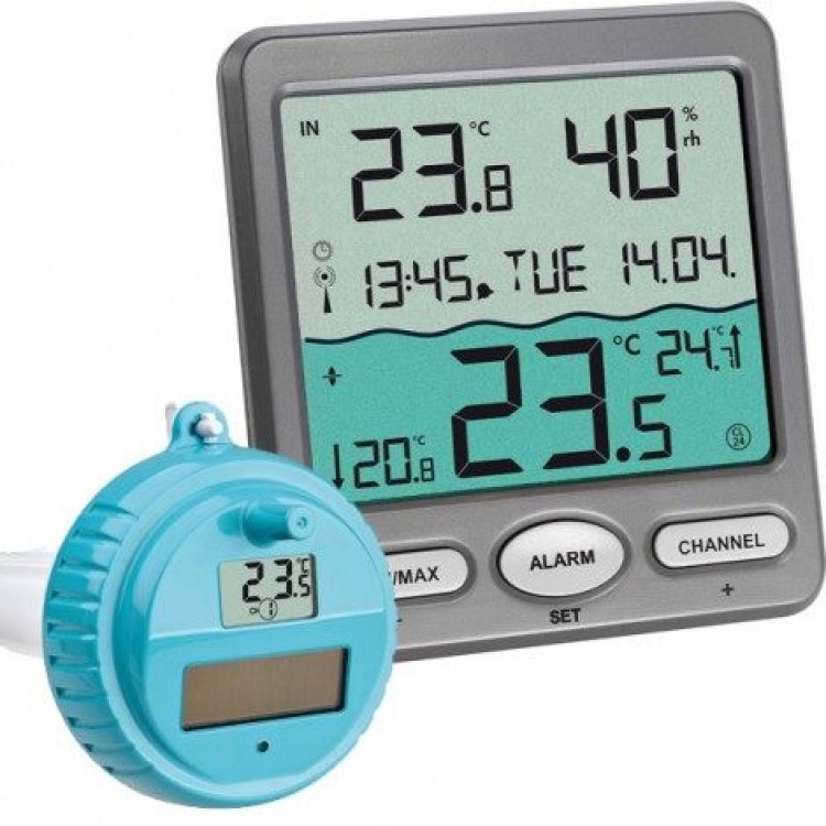 Tfa 30.3056.10 'Venice' Havuz Sıcaklık Ölçer | Ortam Isı Nem Ölçer