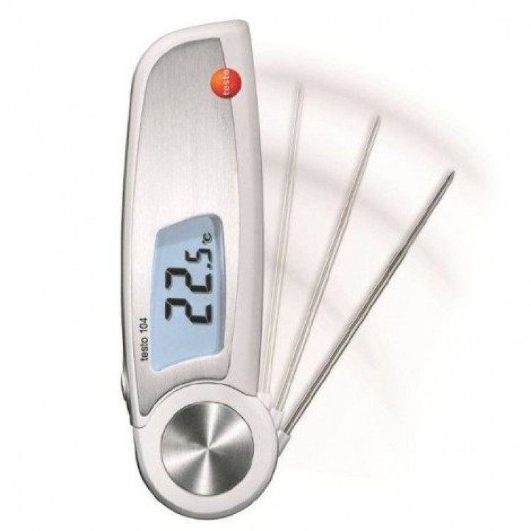 Testo 104 Su Geçirmez Katlanabilir Çubuk Termometre Testo 104 Su Geçirmez Katlanabilir Çubuk Termometre